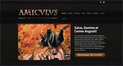 Desktop Screenshot of amiculusrome.com